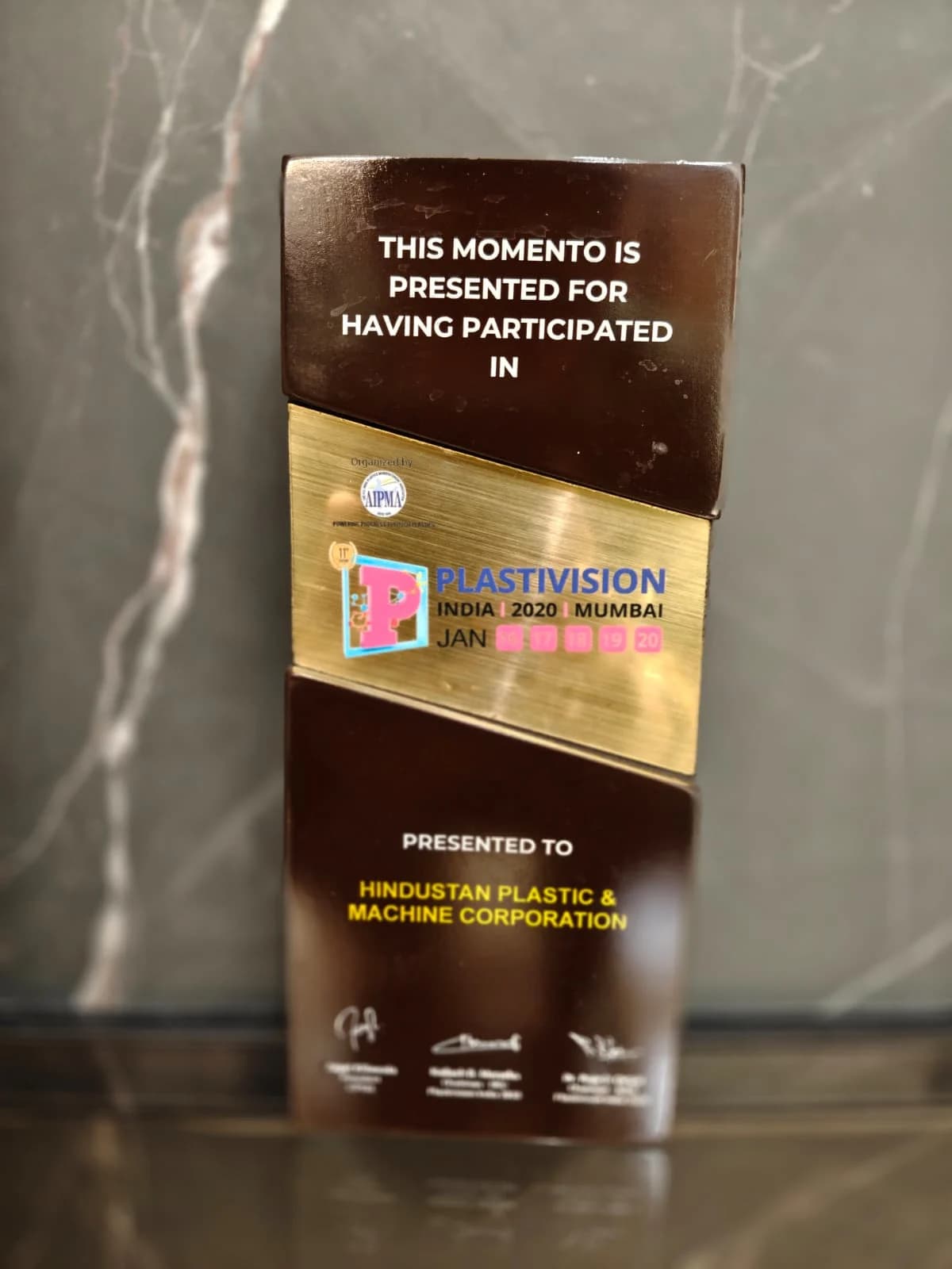 Plastivision India 2020 Memento