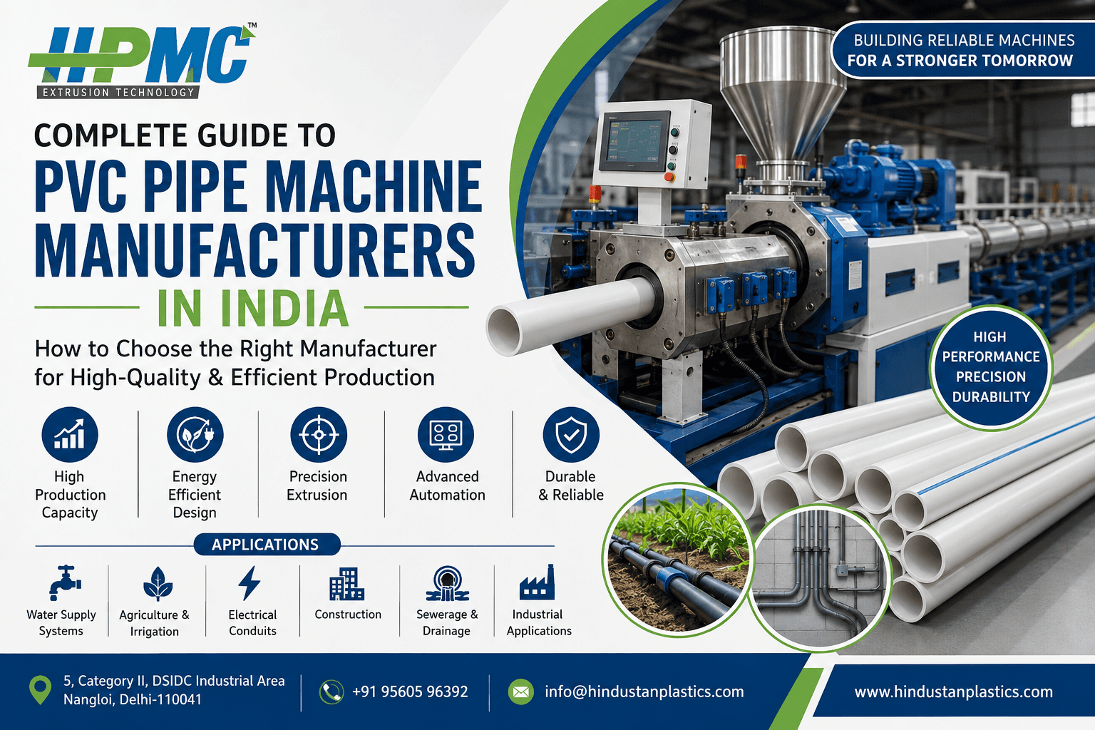 PVC Pipe Machine Manufacturers