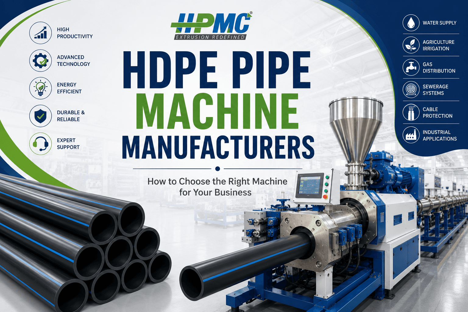 HDPE Pipe Machine Manufacturers
