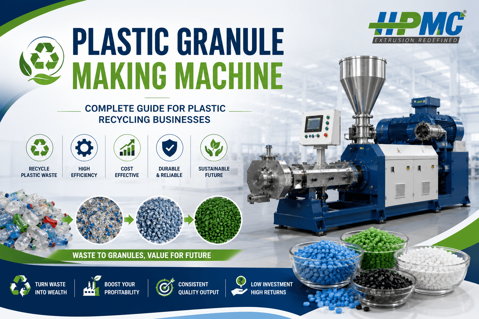 Plastic Granule Making Machine