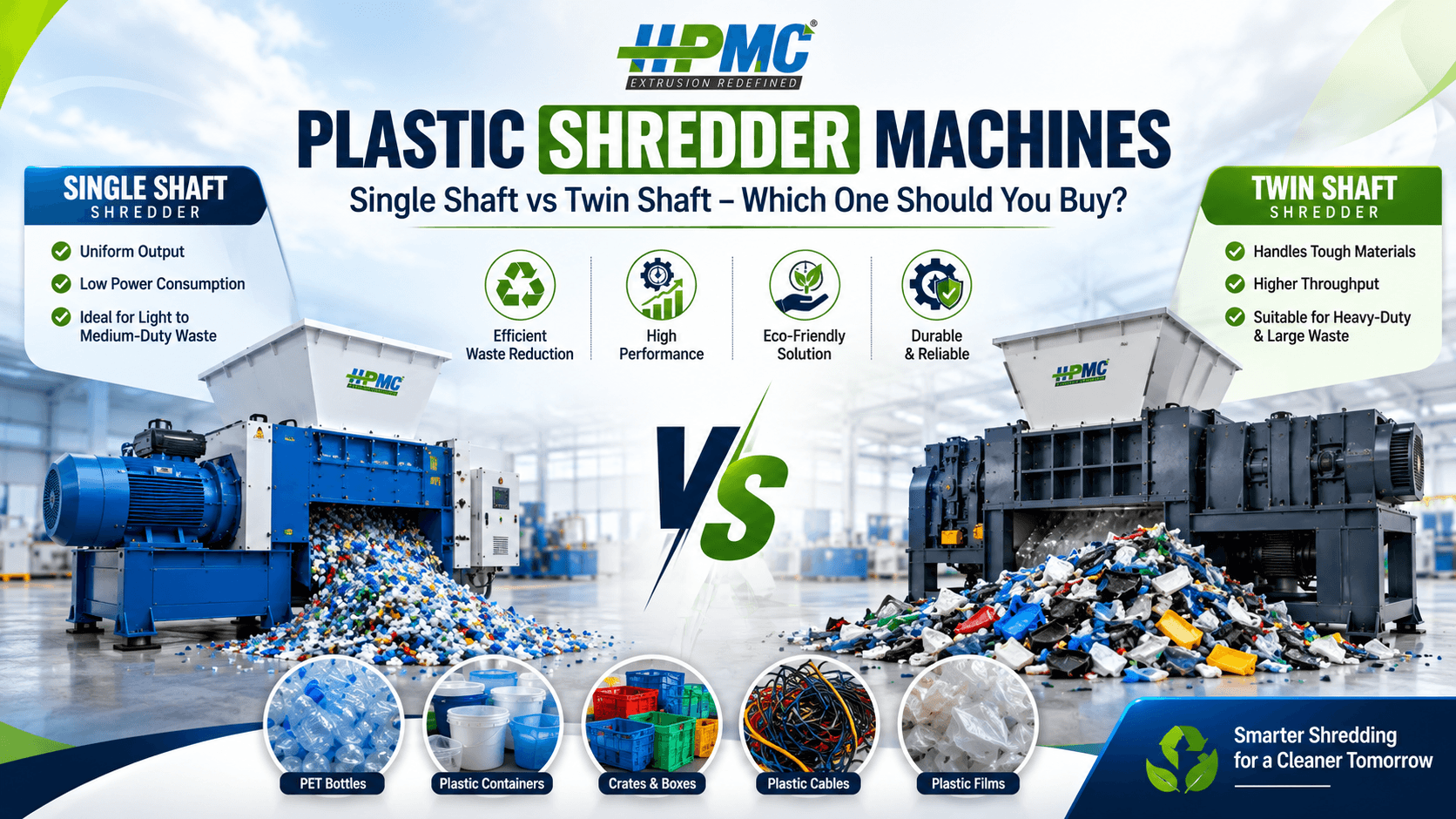 Plastic Shredder Machines