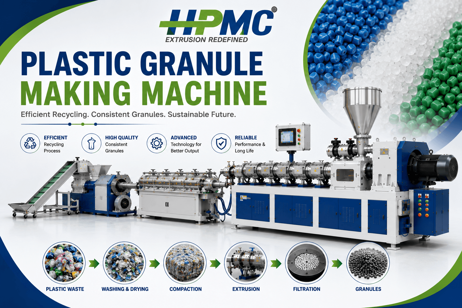 Plastic Granule Making Machine