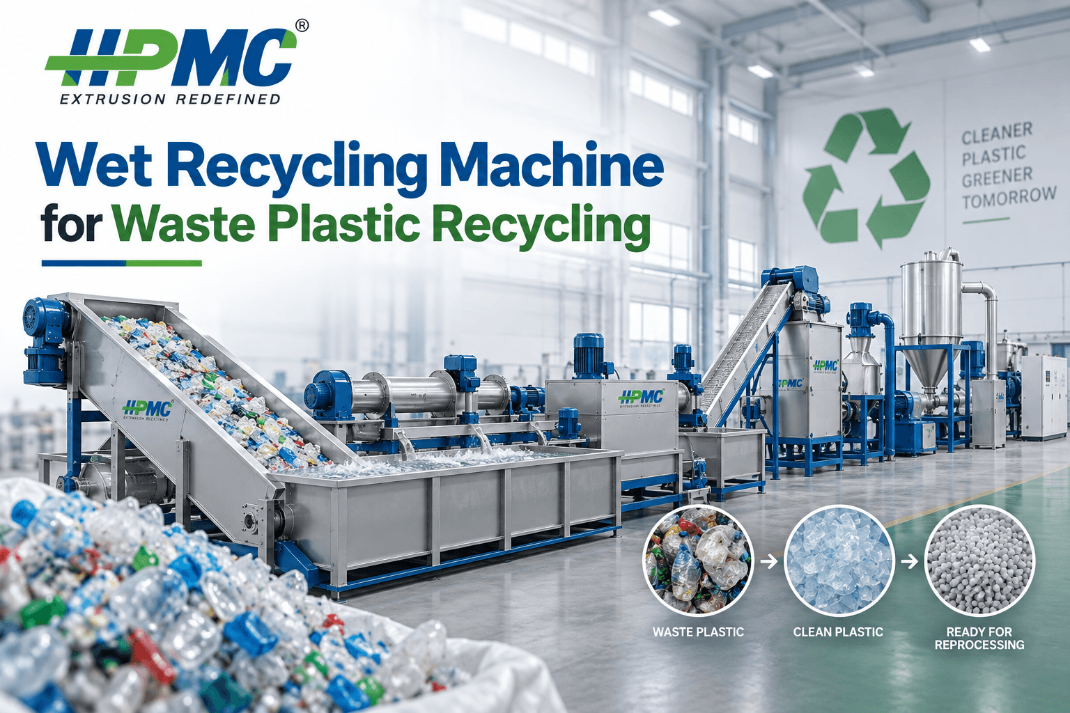 Wet Recycling Machine for Waste Plastic Recycling