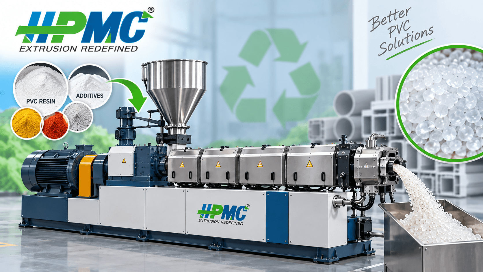 Single Screw Extruder for PVC Compounding