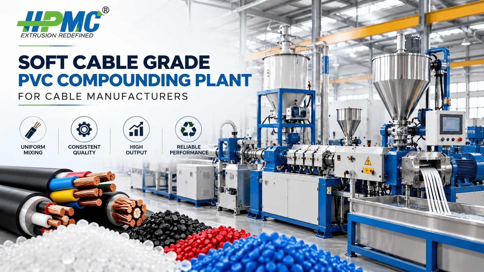 Soft Cable Grade PVC Compounding Plant