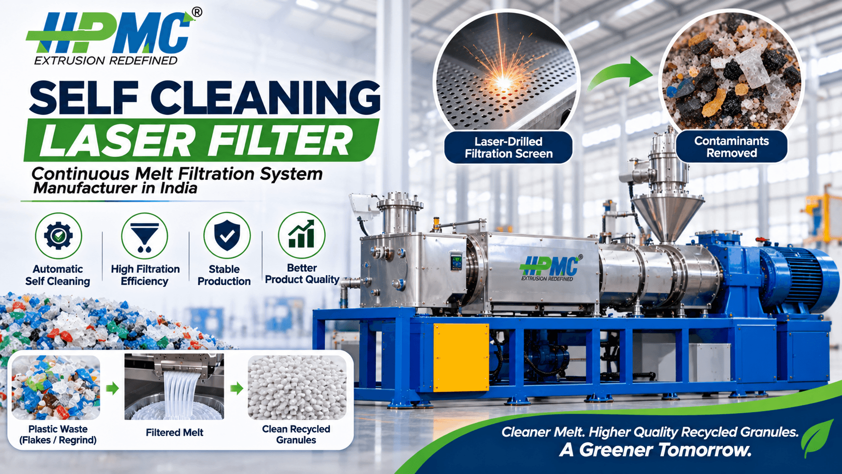 Self Cleaning Laser Filter
